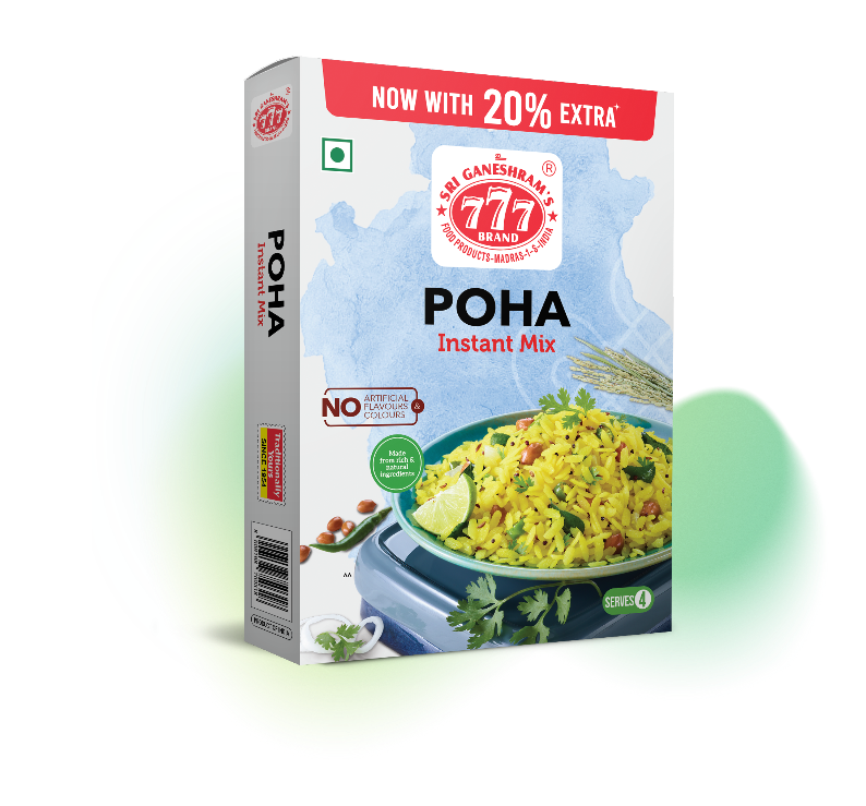 Quick and easy Instant Poha Mix, perfect for making a flavorful, light poha breakfast in minutes with a blend of spices and vegetables.