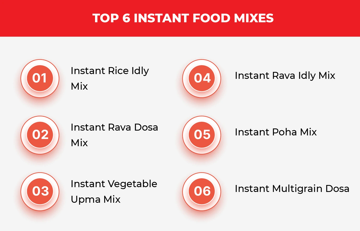 Instant Food Mixes