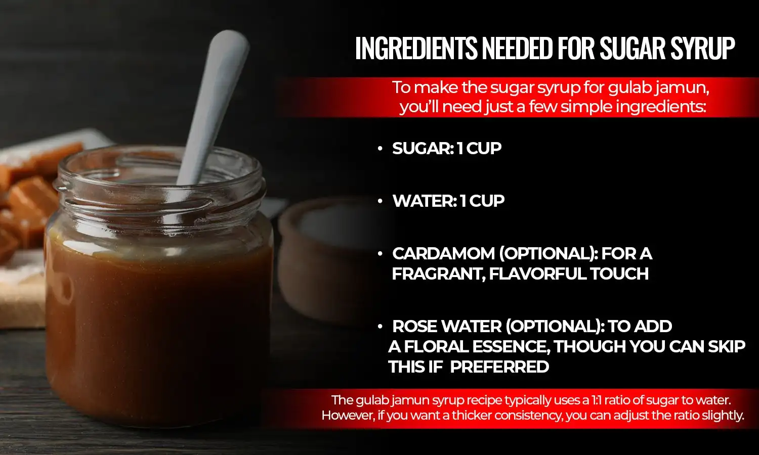 sugar syrup for gulab jamun