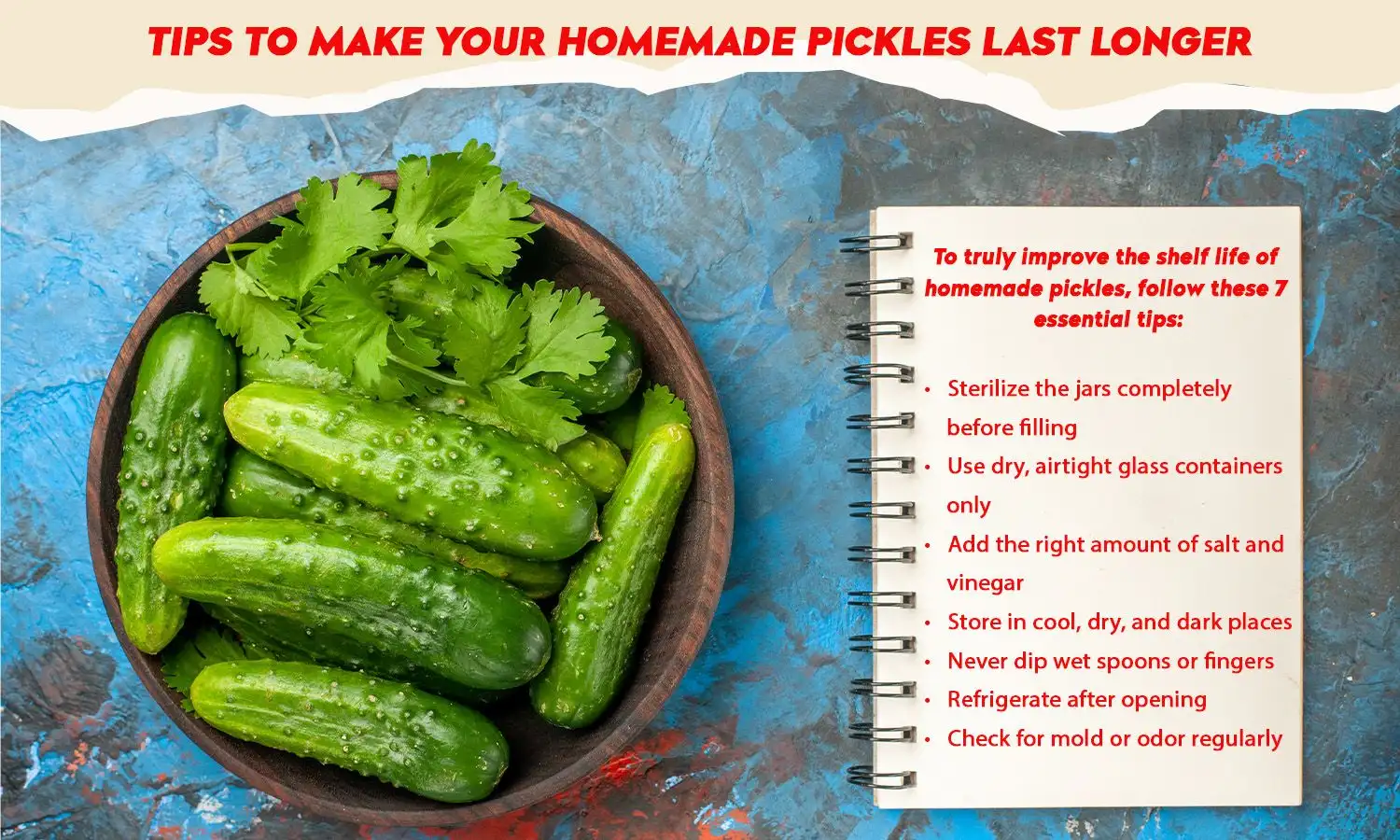 shelf life of homemade pickles