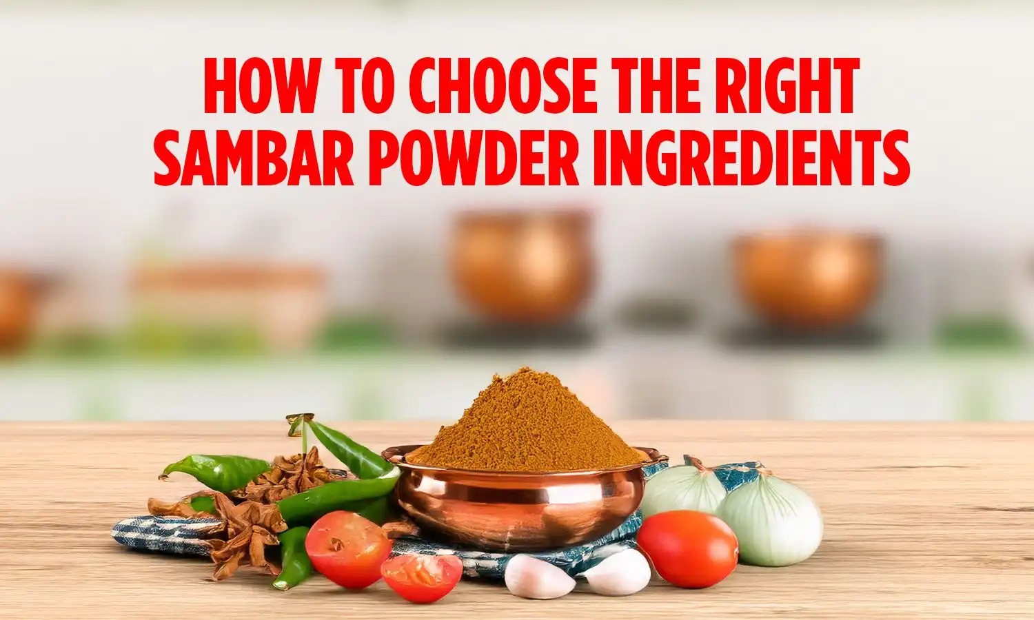 Sambar Powder Ingredients