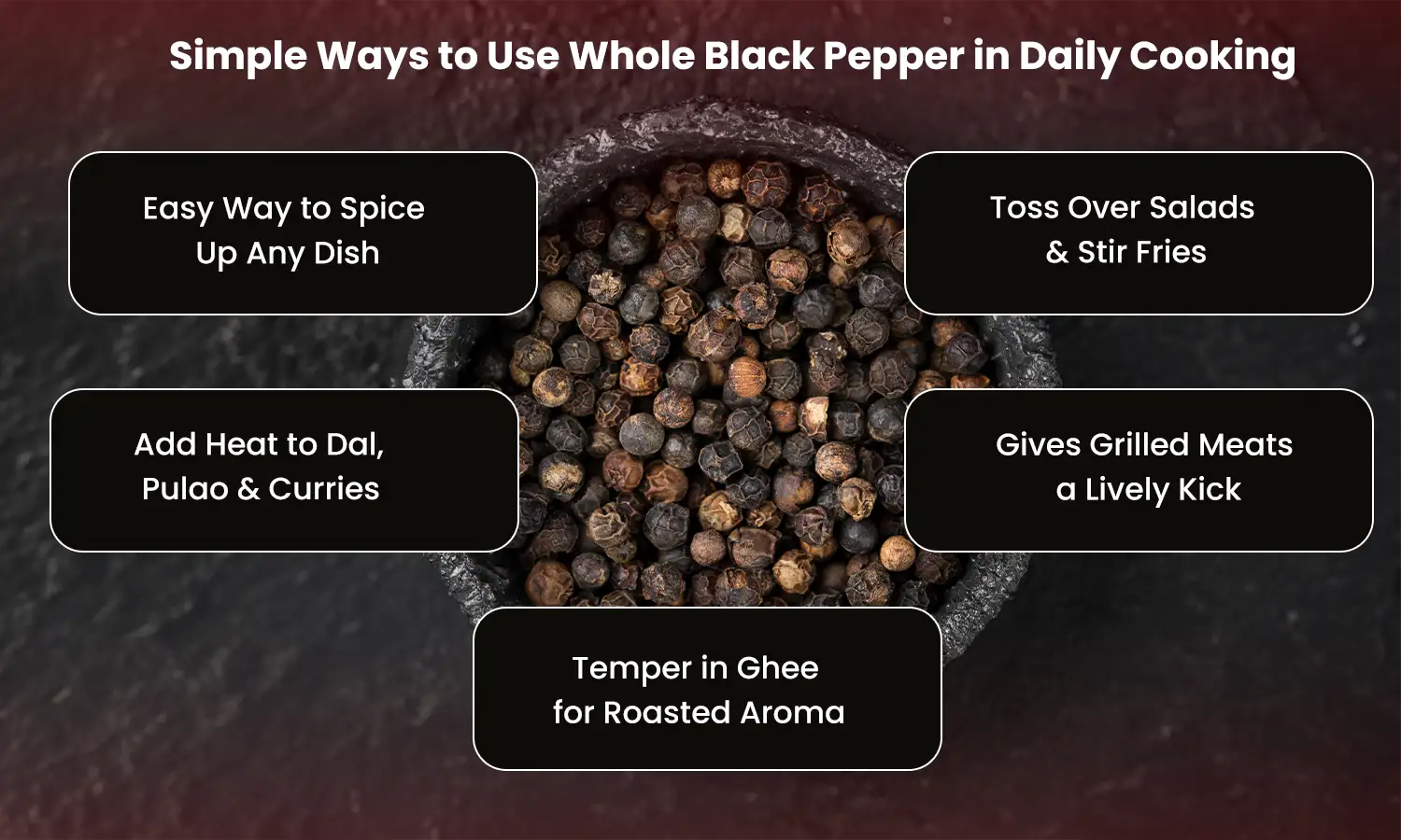 Whole Black Pepper