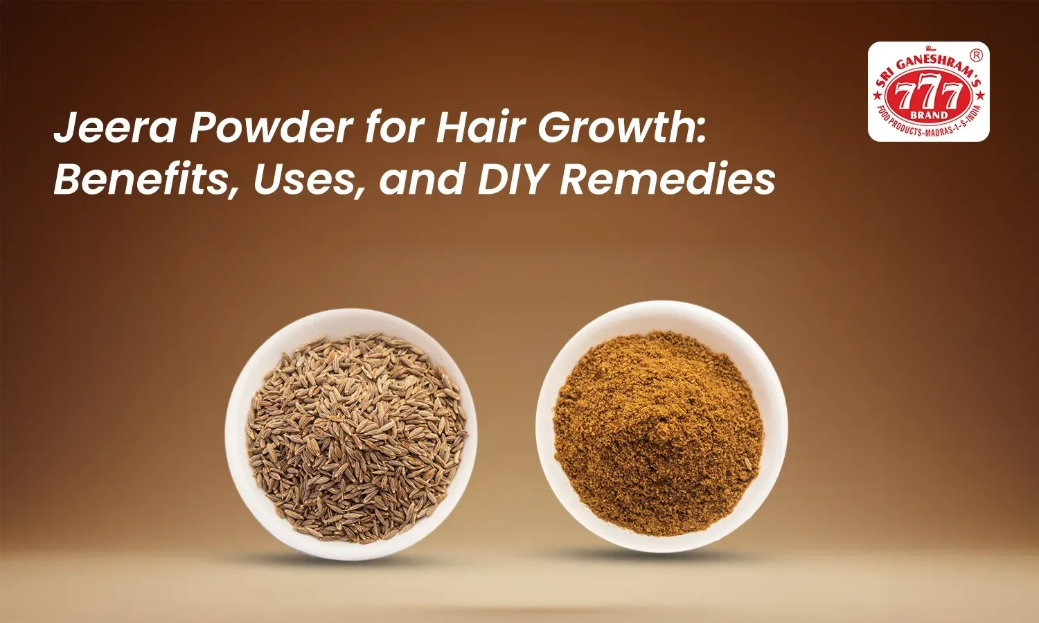 Jeera powder for hair growth