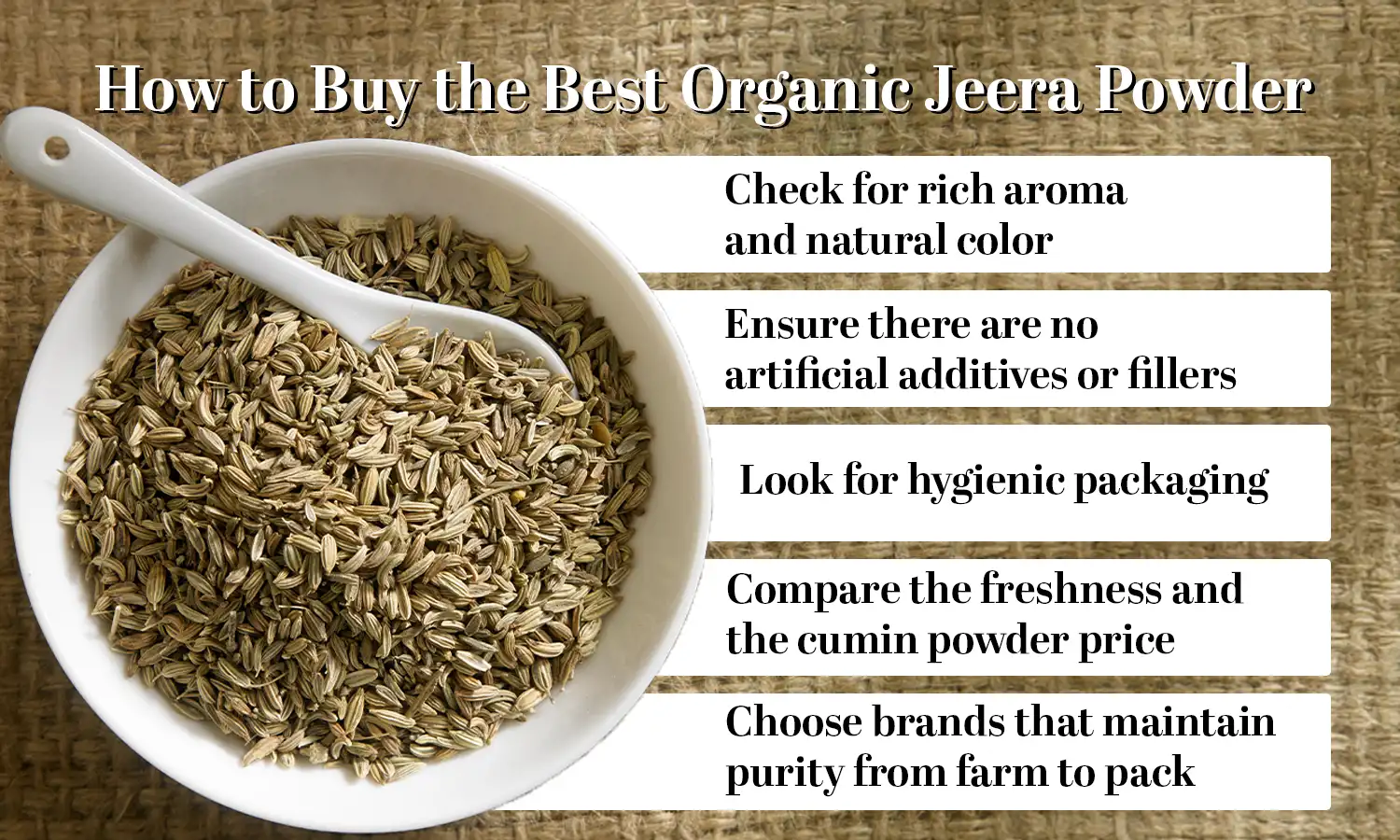 organic jeera powder