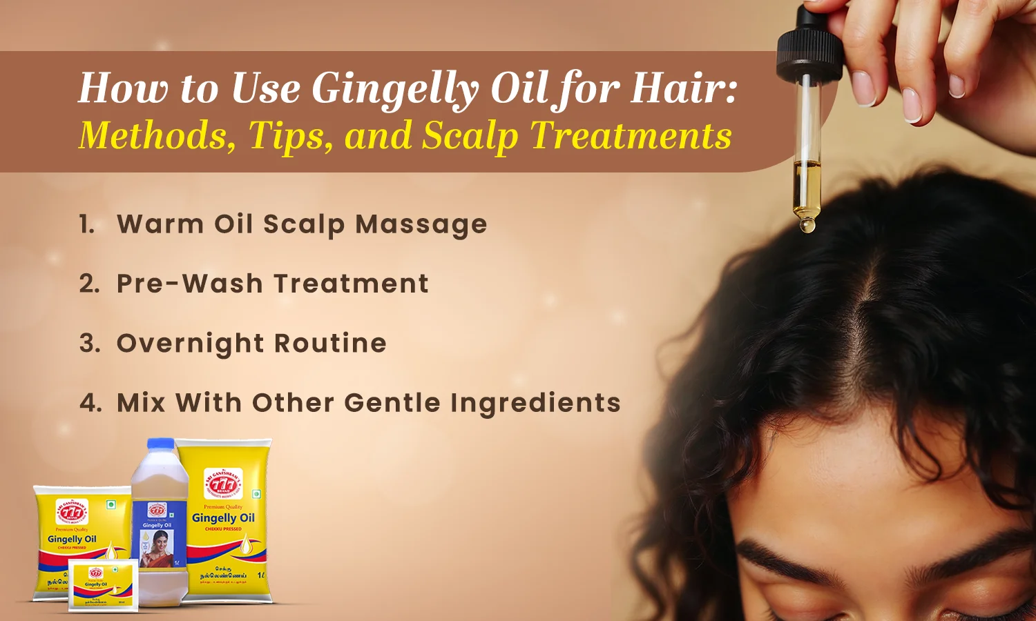 Gingelly Oil For Hair