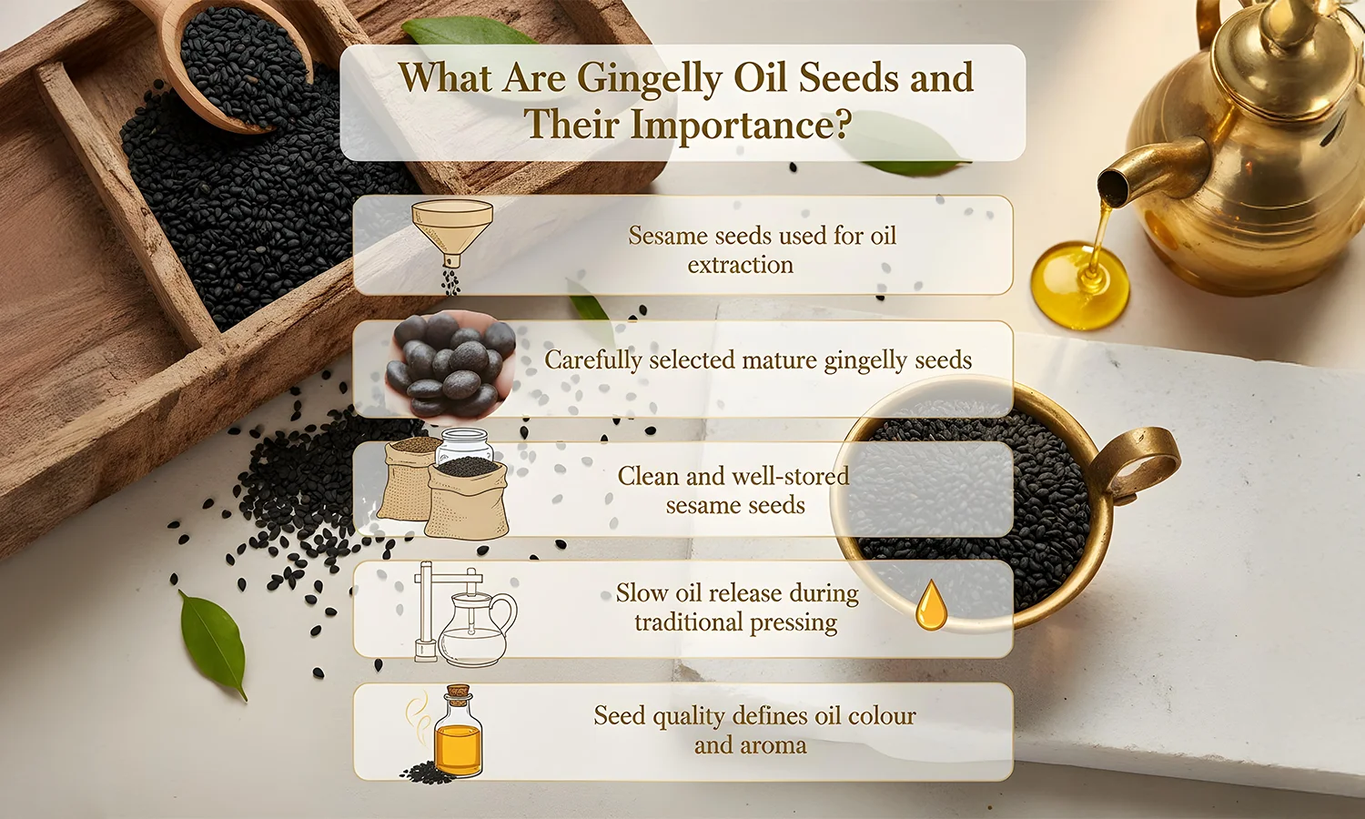 Gingelly Oil Seeds and Their Importance